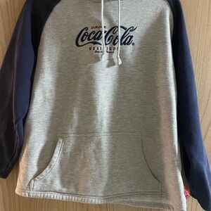 Coca Cola Gray and Black Men's Sweater